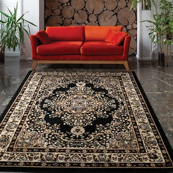 Ковер с персидской мандалой в богемном стиле для гостиной, противоскользящий коврик для спальни, коврики для эстетического украшения дома