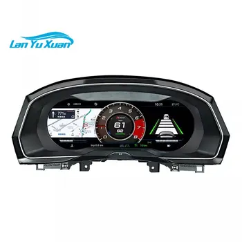 Автомобильный кластер с 12,3-дюймовым цифровым прибором Linux System для VW Passat 2015-2020 Спидометр Автоматический измеритель