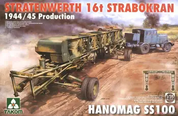Takom 1/35 2124 Stratenwerth 16T Страбокран 1944/45 производства Hanomag SS100