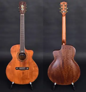 Merida DG20FOLC 41-дюймовая акустическая гитара GC cut way с античной отделкой, акустическая электрогитара,