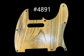 Новая накладка для гитары Telecaster ручной работы, детали для теле-гитары из дерева айлант #4891
