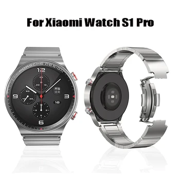 Оригинальный Металлический Ремешок Porsche Для Xiaomi Watch S1 Pro / Активный браслет Mi Watch Global Version /Цвет часов 2 Корреа 22 мм Браслет